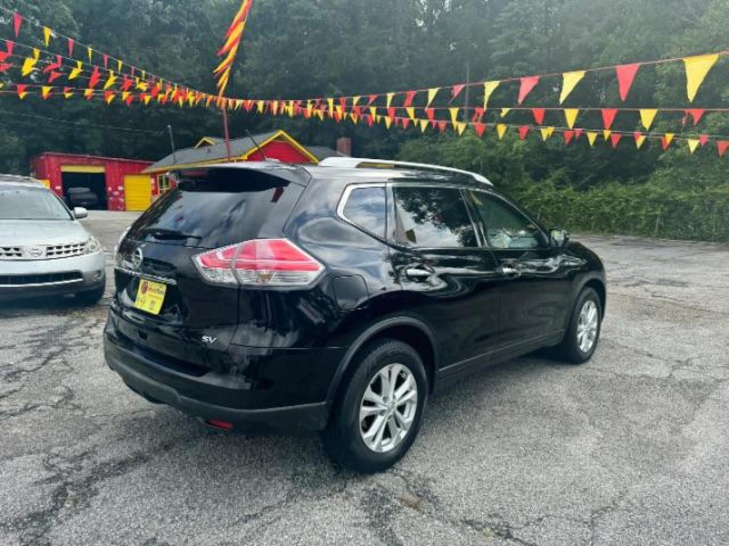 2015 Black Nissan Rogue SV 2WD (KNMAT2MT9FP) with an 2.5L L4 DOHC 16V engine, Continuously Variable Transmission transmission, located at 1806 Veterans Memorial Hwy SW, Austell, GA, 30168, (770) 944-9558, 33.817959, -84.606987 - Photo#0