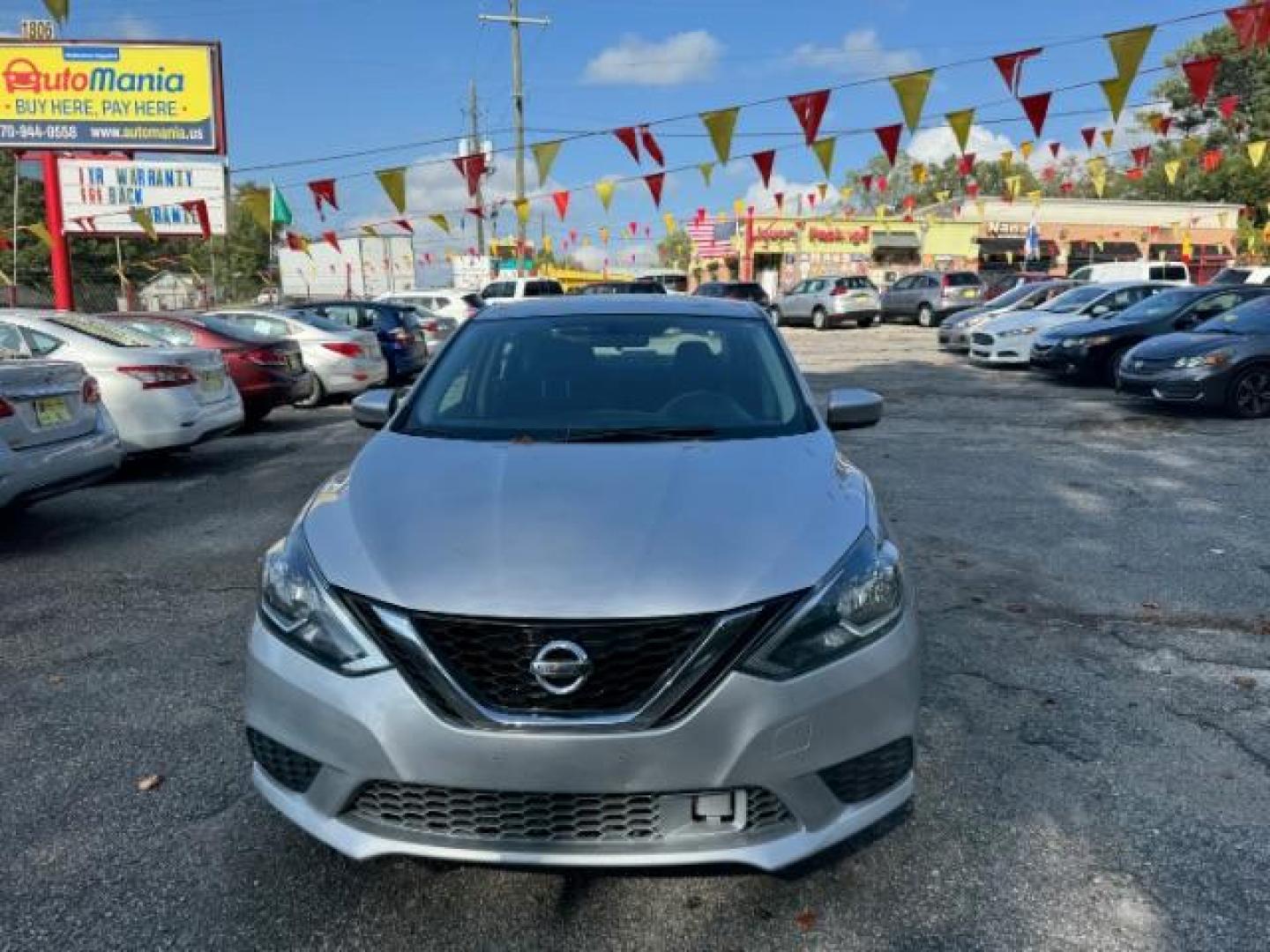 2019 Silver Nissan Sentra SV (3N1AB7AP7KY) with an 1.8L L4 SFI DOHC 16V engine, Continuously Variable Transmission transmission, located at 1806 Veterans Memorial Hwy SW, Austell, GA, 30168, (770) 944-9558, 33.817959, -84.606987 - Photo#1
