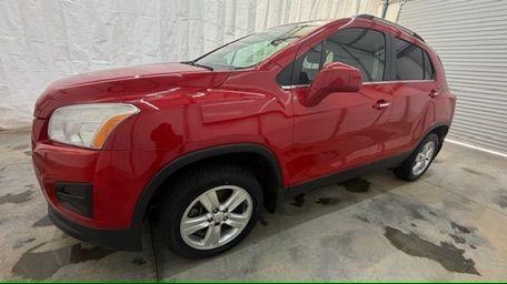 2015 Red Chevrolet Trax LT FWD (KL7CJLSBXFB) with an 1.4L L4 DOHC 16V engine, 6-Speed Automatic transmission, located at 1806 Veterans Memorial Hwy SW, Austell, GA, 30168, (770) 944-9558, 33.817959, -84.606987 - Photo#1