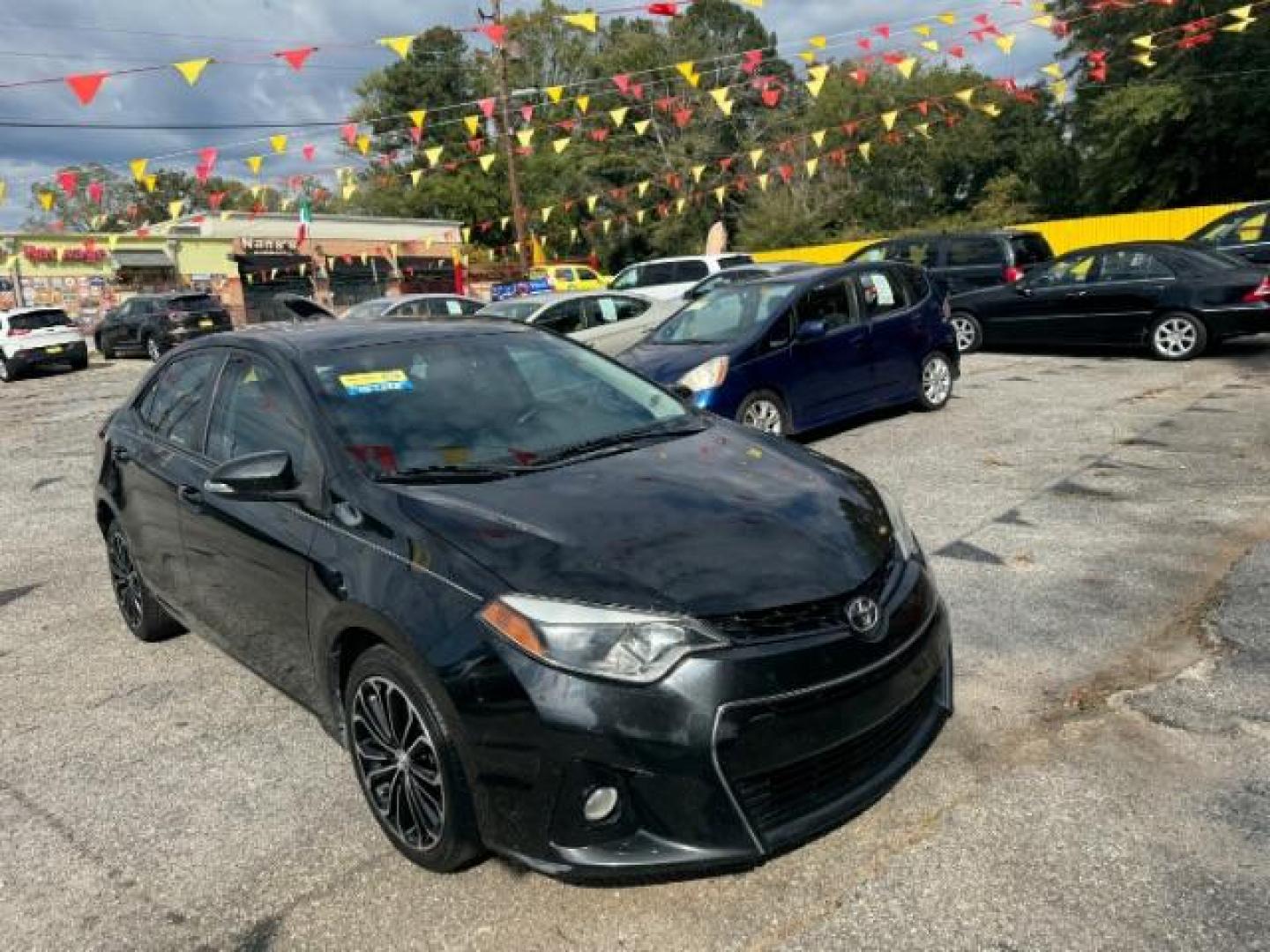 2014 Black Toyota Corolla S CVT (5YFBURHE2EP) with an 1.8L L4 DOHC 16V engine, Continuously Variable Transmission transmission, located at 1806 Veterans Memorial Hwy SW, Austell, GA, 30168, (770) 944-9558, 33.817959, -84.606987 - Photo#0
