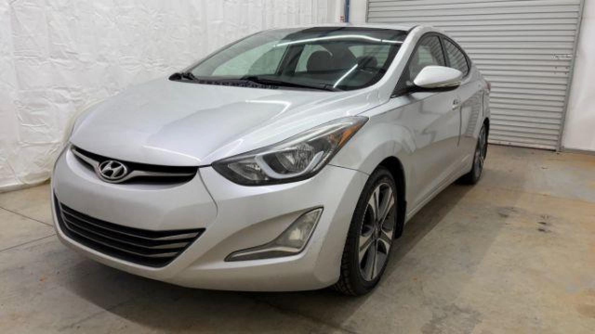 2014 Silver Hyundai Elantra GLS A/T (KMHDH4AHXEU) with an 2.0L L4 DOHC 16V engine, 6-Speed Automatic transmission, located at 1806 Veterans Memorial Hwy SW, Austell, GA, 30168, (770) 944-9558, 33.817959, -84.606987 - Photo#0
