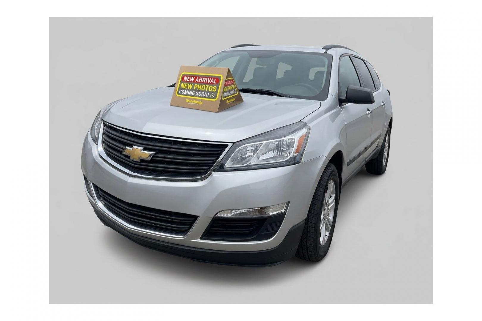 2016 Silver Chevrolet Traverse LS FWD w/PDC (1GNKRFED9GJ) with an 3.6L V6 DOHC 24V engine, 6-Speed Automatic transmission, located at 1806 Veterans Memorial Hwy SW, Austell, GA, 30168, (770) 944-9558, 33.817959, -84.606987- Photo#0