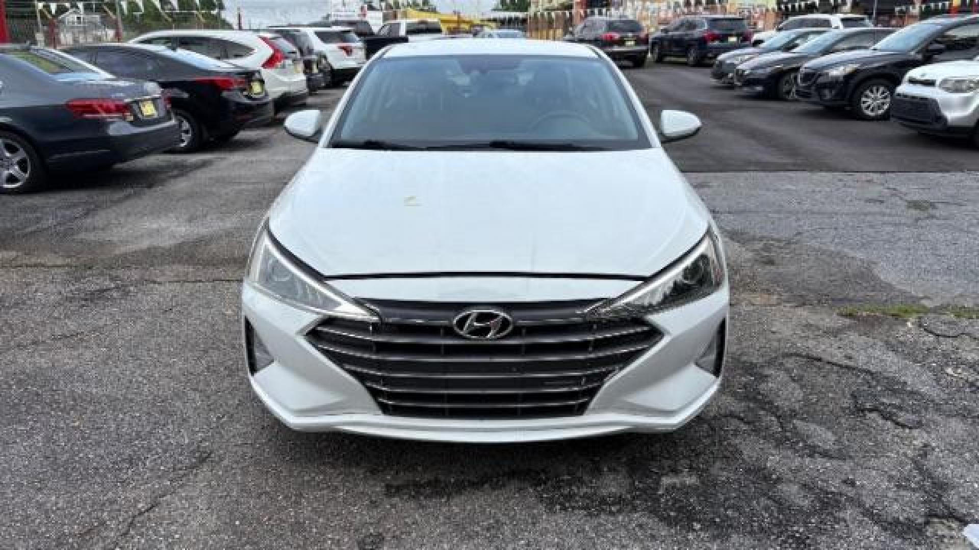 2019 White Hyundai Elantra Limited (5NPD84LF6KH) with an 1.8L L4 DOHC 16V engine, 6-Speed Automatic transmission, located at 1806 Veterans Memorial Hwy SW, Austell, GA, 30168, (770) 944-9558, 33.817959, -84.606987 - Photo#1