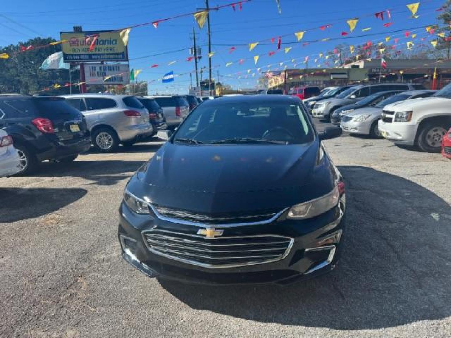 2017 Black Chevrolet Malibu LS (1G1ZB5ST0HF) with an 1.5L L4 DOHC 16V engine, 6-Speed Automatic transmission, located at 1806 Veterans Memorial Hwy SW, Austell, GA, 30168, (770) 944-9558, 33.817959, -84.606987 - Photo#0