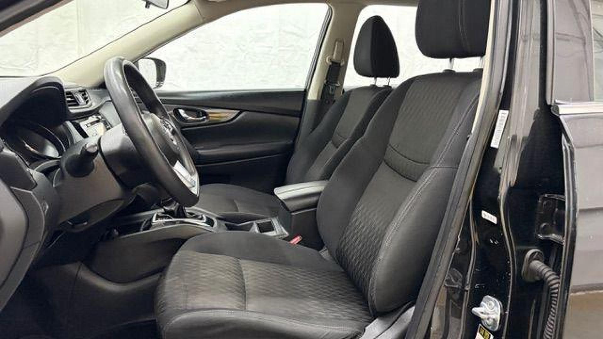 2017 Black Nissan Rogue S 2WD (KNMAT2MT0HP) with an 2.5L L4 DOHC 16V engine, Continuously Variabl transmission, located at 1806 Veterans Memorial Hwy SW, Austell, GA, 30168, (770) 944-9558, 33.817959, -84.606987 - Photo#11