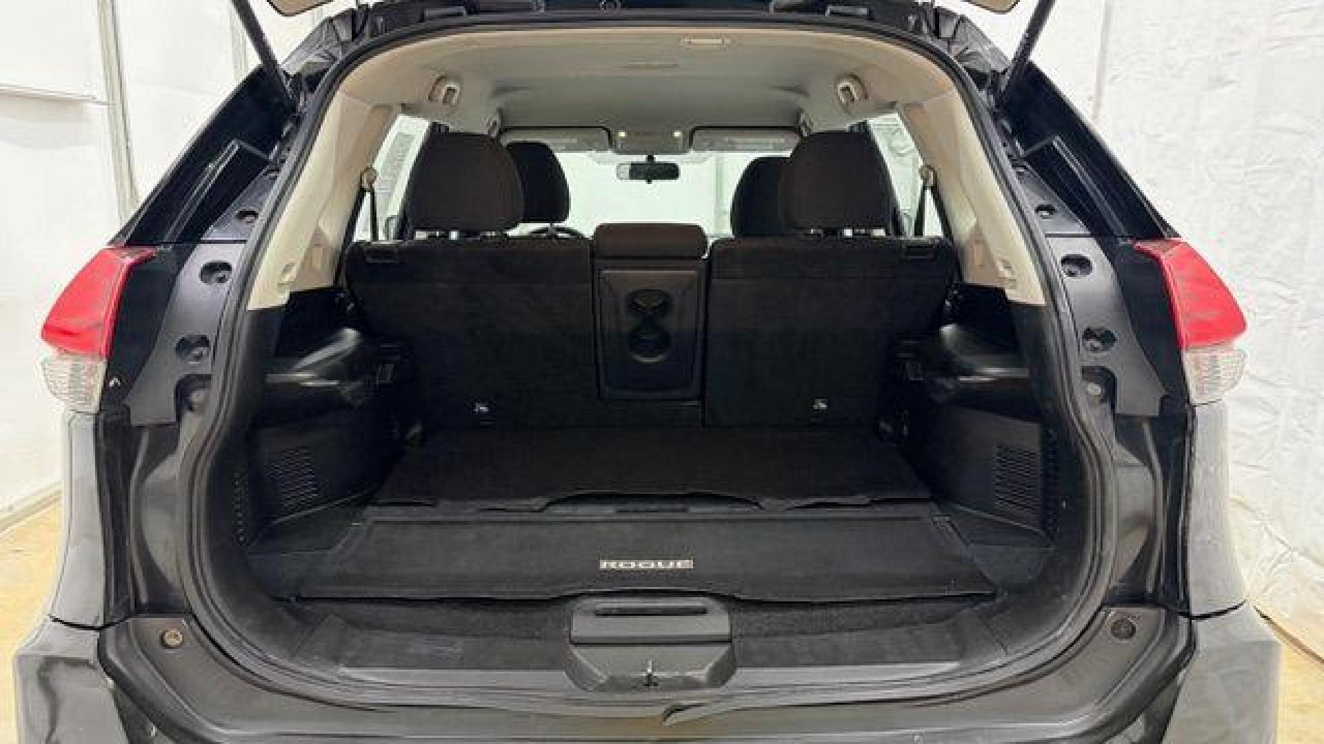 2017 Black Nissan Rogue S 2WD (KNMAT2MT0HP) with an 2.5L L4 DOHC 16V engine, Continuously Variabl transmission, located at 1806 Veterans Memorial Hwy SW, Austell, GA, 30168, (770) 944-9558, 33.817959, -84.606987 - Photo#16
