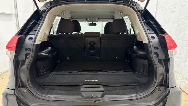 2017 Black Nissan Rogue S 2WD (KNMAT2MT0HP) with an 2.5L L4 DOHC 16V engine, Continuously Variabl transmission, located at 1806 Veterans Memorial Hwy SW, Austell, GA, 30168, (770) 944-9558, 33.817959, -84.606987 - Photo#16