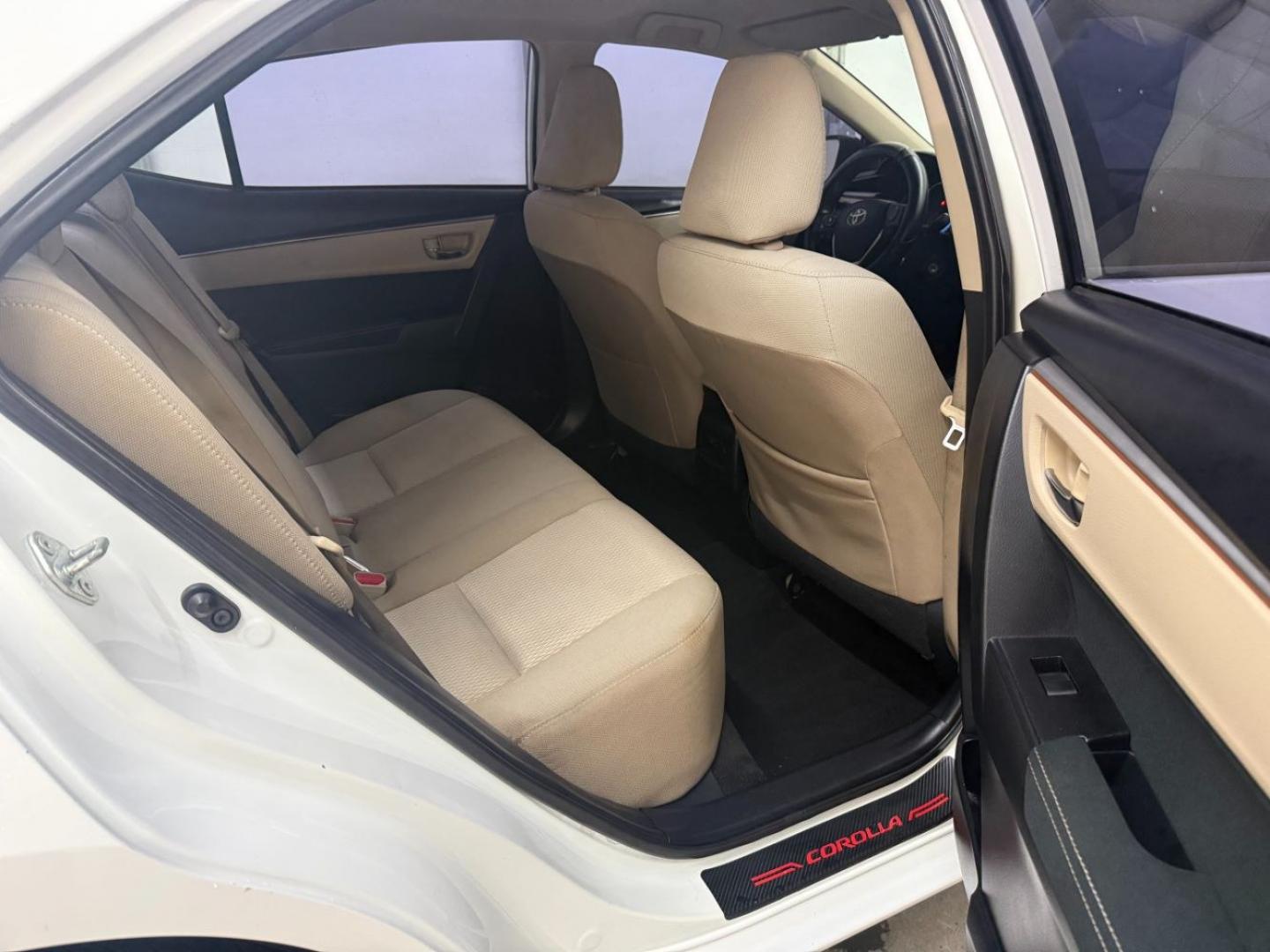 2014 White Toyota Corolla LE CVT (2T1BURHE1EC) with an 1.8L L4 DOHC 16V engine, Continuously Variabl transmission, located at 1806 Veterans Memorial Hwy SW, Austell, GA, 30168, (770) 944-9558, 33.817959, -84.606987- Photo#12