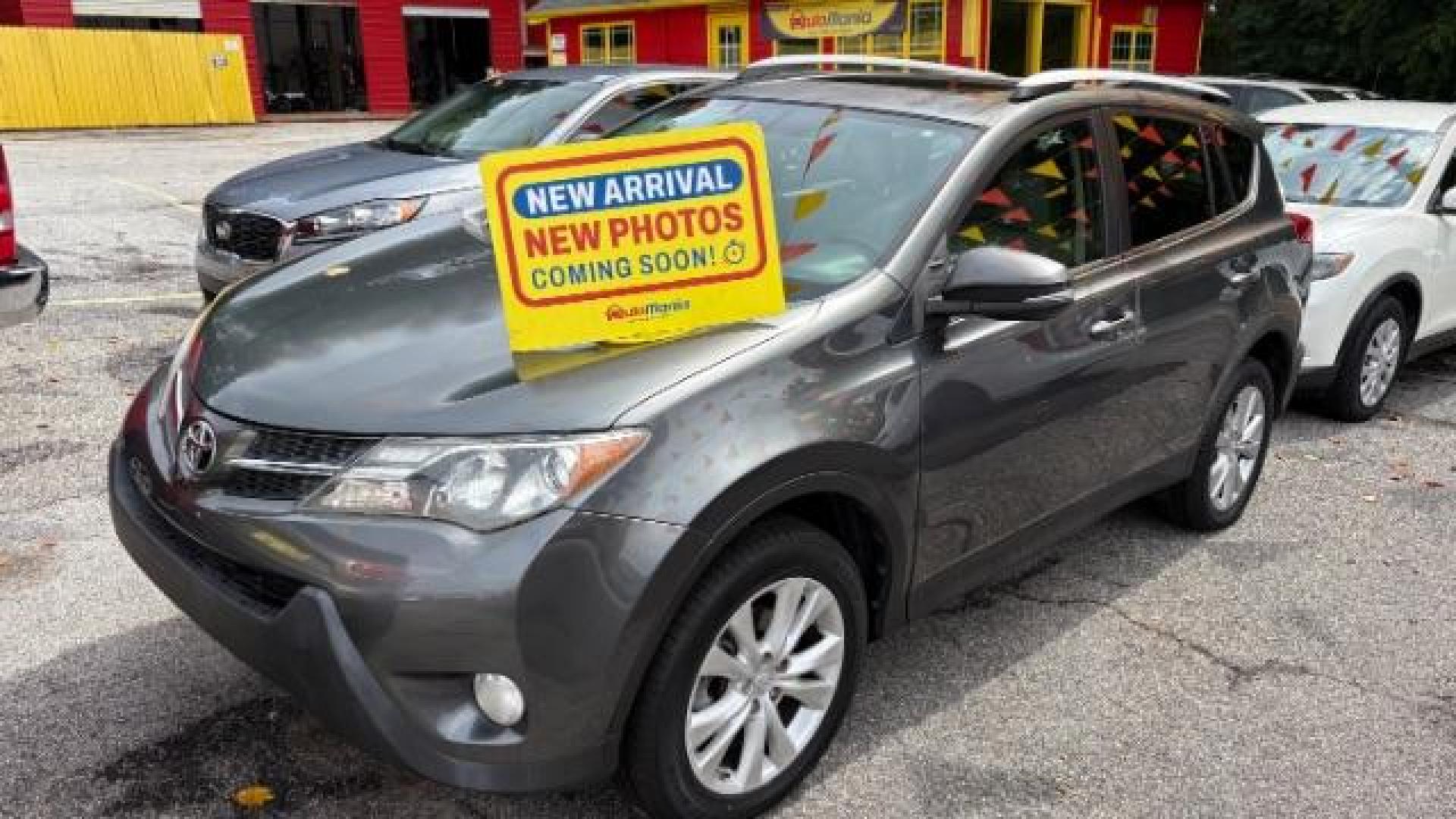 2013 Gray Toyota RAV4 Limited FWD (JTMYFREV0DD) with an 2.5L L4 DOHC 16V engine, 6-Speed Automatic transmission, located at 1806 Veterans Memorial Hwy SW, Austell, GA, 30168, (770) 944-9558, 33.817959, -84.606987 - Photo#0