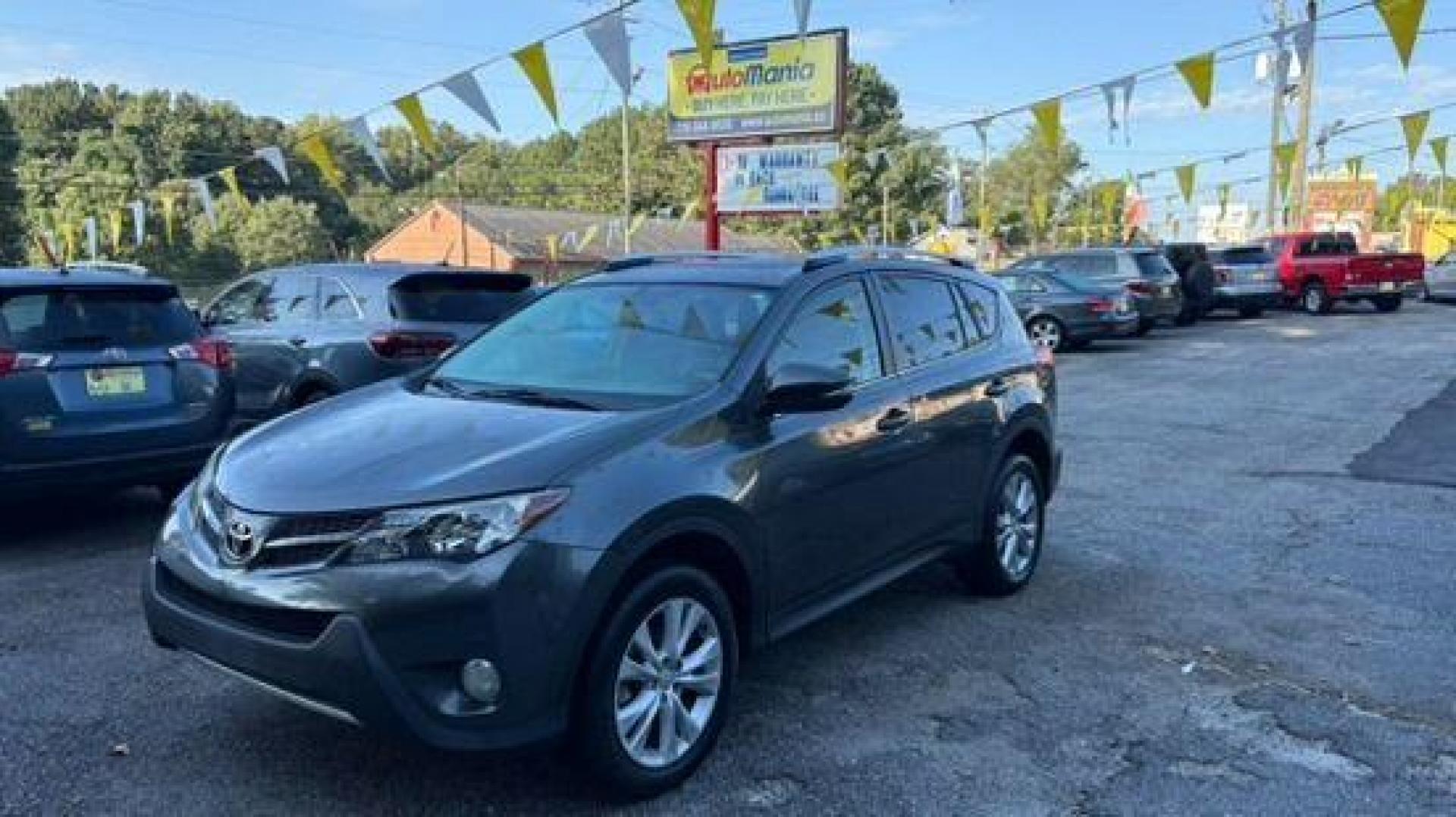 2013 Gray Toyota RAV4 Limited FWD (JTMYFREV0DD) with an 2.5L L4 DOHC 16V engine, 6-Speed Automatic transmission, located at 1806 Veterans Memorial Hwy SW, Austell, GA, 30168, (770) 944-9558, 33.817959, -84.606987 - Photo#0