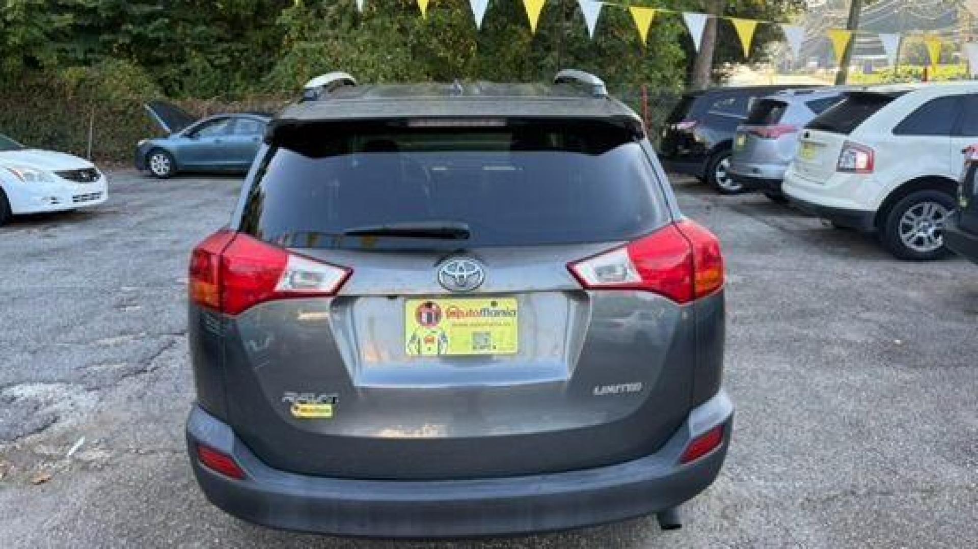 2013 Gray Toyota RAV4 Limited FWD (JTMYFREV0DD) with an 2.5L L4 DOHC 16V engine, 6-Speed Automatic transmission, located at 1806 Veterans Memorial Hwy SW, Austell, GA, 30168, (770) 944-9558, 33.817959, -84.606987 - Photo#4