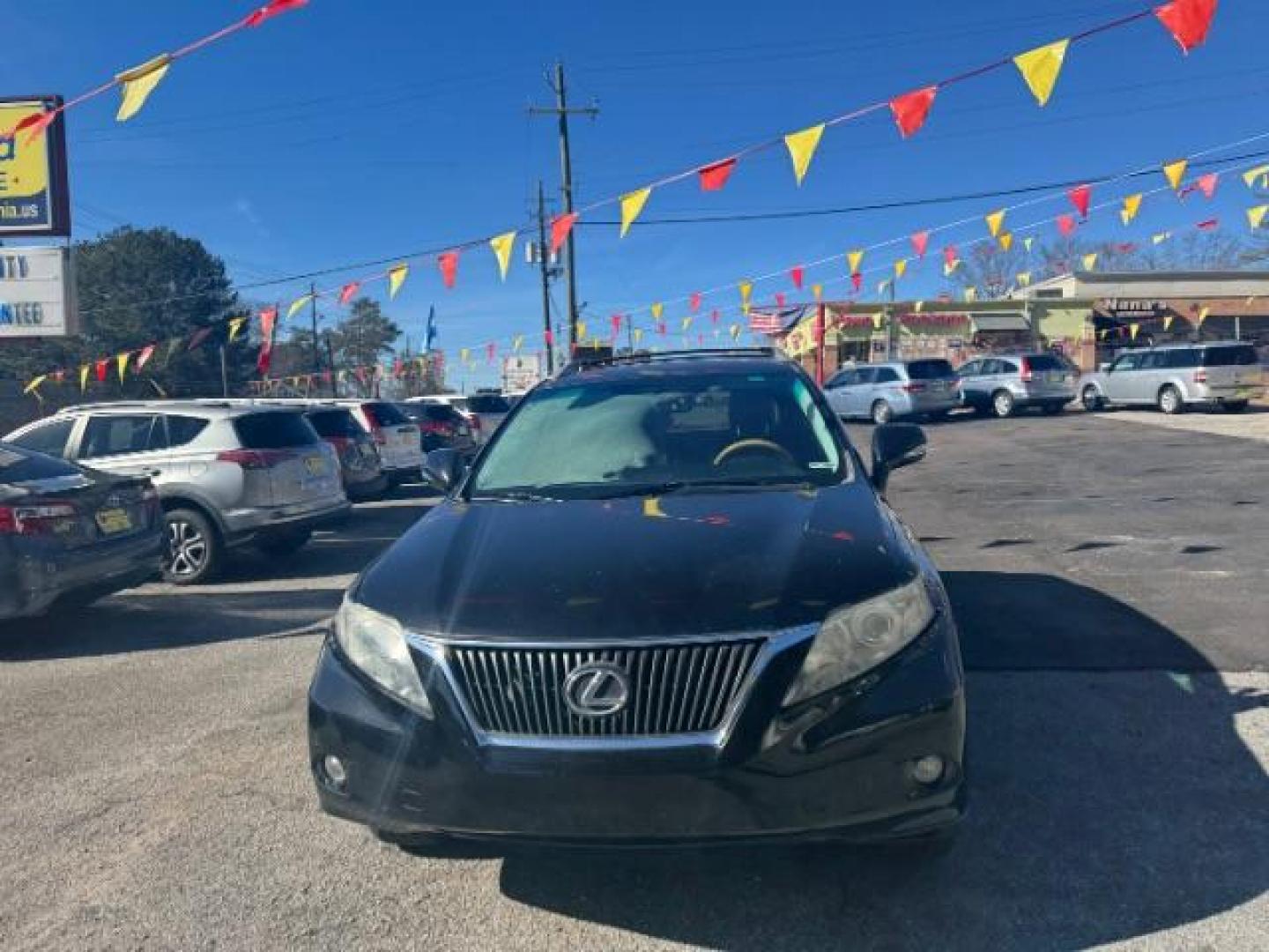 2012 Black Lexus RX 350 FWD (2T2ZK1BA1CC) with an 3.5L V6 DOHC 24V engine, 5-Speed Automatic transmission, located at 1806 Veterans Memorial Hwy SW, Austell, GA, 30168, (770) 944-9558, 33.817959, -84.606987 - Photo#1