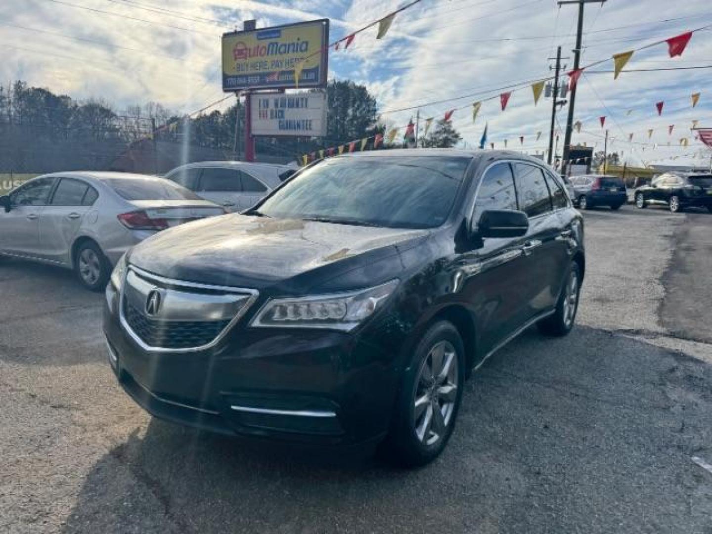 2016 Black Acura MDX 9-Spd AT SH-AWD w/Advance and Entertainment (5FRYD4H99GB) with an 3.5L V6 SOHC 24V engine, 9-Speed Automatic transmission, located at 1806 Veterans Memorial Hwy SW, Austell, GA, 30168, (770) 944-9558, 33.817959, -84.606987 - Photo#0