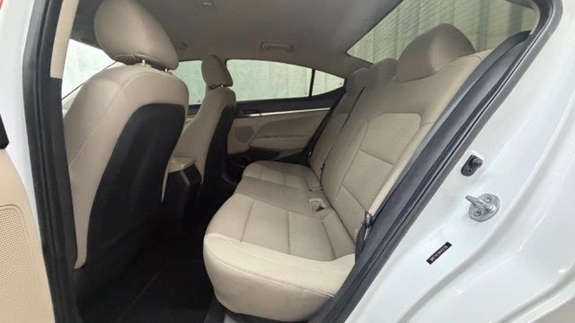 2019 White Hyundai Elantra SE 6AT (5NPD74LFXKH) with an 1.8L L4 DOHC 16V engine, 6-Speed Automatic transmission, located at 1806 Veterans Memorial Hwy SW, Austell, GA, 30168, (770) 944-9558, 33.817959, -84.606987 - Why Choose Automania? At Automania, we make car buying easy and stress-free, with over 20 years serving Austell, GA and the surrounding communities. WE FINANCE GOOD AND NOT SO GOOD CREDIT, we work with all credit types, and every vehicle comes with a free vehicle history report so you know its backg- Photo#14