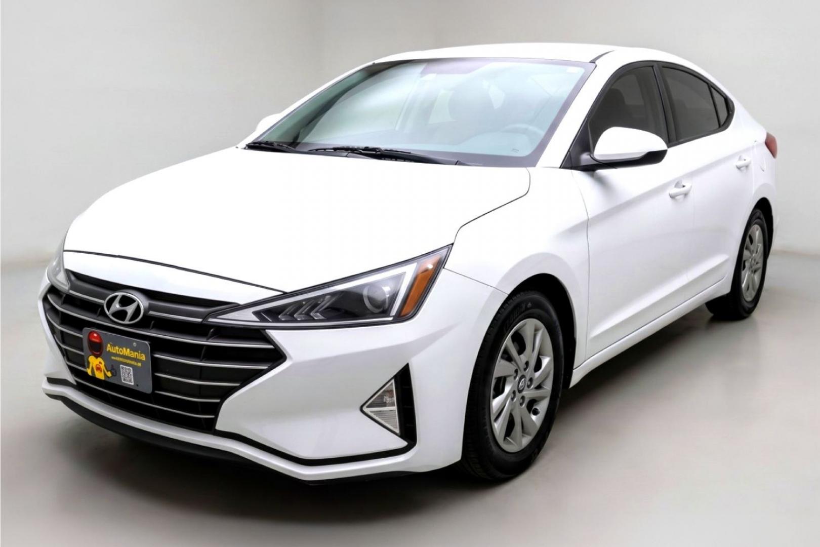 2019 White Hyundai Elantra SE 6AT (5NPD74LFXKH) with an 1.8L L4 DOHC 16V engine, 6-Speed Automatic transmission, located at 1806 Veterans Memorial Hwy SW, Austell, GA, 30168, (770) 944-9558, 33.817959, -84.606987 - Why Choose Automania? At Automania, we make car buying easy and stress-free, with over 20 years serving Austell, GA and the surrounding communities. WE FINANCE GOOD AND NOT SO GOOD CREDIT, we work with all credit types, and every vehicle comes with a free vehicle history report so you know its backg- Photo#0