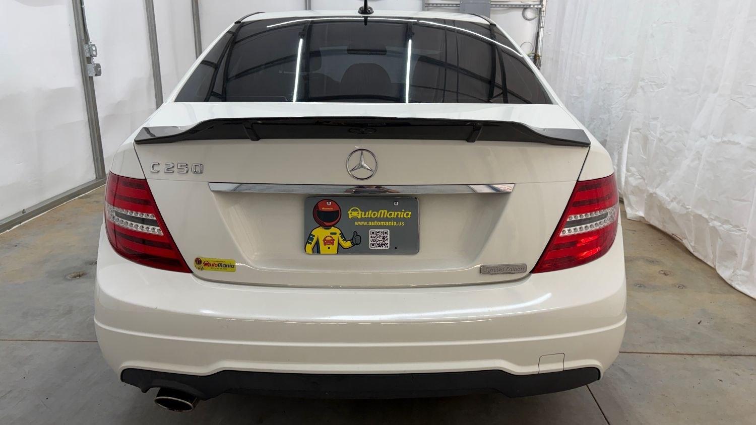 2012 White Mercedes Benz C Class C250 (WDDGF4HB1CR) with an 1.8L I-4 DI T/C I/C engine, located at 1806 Veterans Memorial Hwy SW, Austell, GA, 30168, (770) 944-9558, 33.817959, -84.606987 - Save money while riding with class in this Mercedes. The overall paint is good, with a couple of paint scrapes on the passenger door. The tires are in good condition, and the interior is in good shape; this is a non-smoking vehicle.- Photo#4