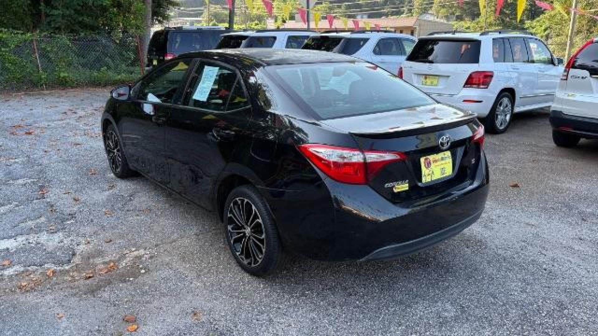 2015 Black Toyota Corolla S Plus CVT (2T1BURHE5FC) with an 1.8L L4 DOHC 16V engine, Continuously Variabl transmission, located at 1806 Veterans Memorial Hwy SW, Austell, GA, 30168, (770) 944-9558, 33.817959, -84.606987 - Photo#5
