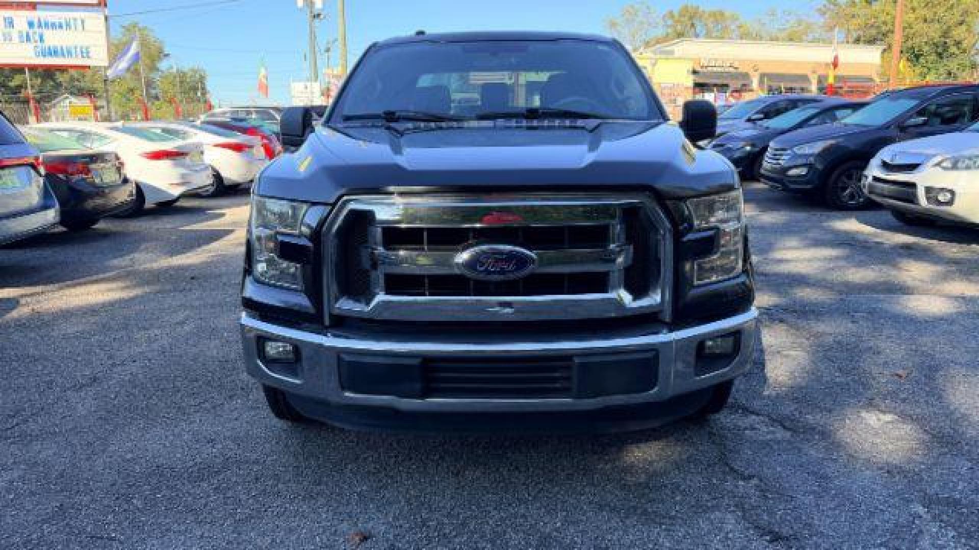 2016 Black Ford F-150 XLT SuperCrew 6.5-ft (1FTEW1CFXGF) with an 5.0L V8 engine, 6-Speed Automatic transmission, located at 1806 Veterans Memorial Hwy SW, Austell, GA, 30168, (770) 944-9558, 33.817959, -84.606987 - Photo#1