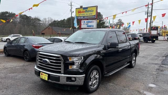 2015 Black Ford F-150 XLT SuperCrew 6.5-ft (1FTEW1CPXFF) with an 2.7L V6 DOHC 24V engine, 6-Speed Automatic transmission, located at 1806 Veterans Memorial Hwy SW, Austell, GA, 30168, (770) 944-9558, 33.817959, -84.606987 - Photo#20