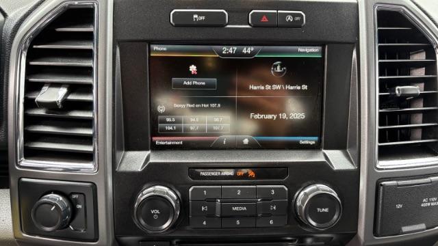 2015 Black Ford F-150 XLT SuperCrew 6.5-ft (1FTEW1CPXFF) with an 2.7L V6 DOHC 24V engine, 6-Speed Automatic transmission, located at 1806 Veterans Memorial Hwy SW, Austell, GA, 30168, (770) 944-9558, 33.817959, -84.606987 - Photo#41