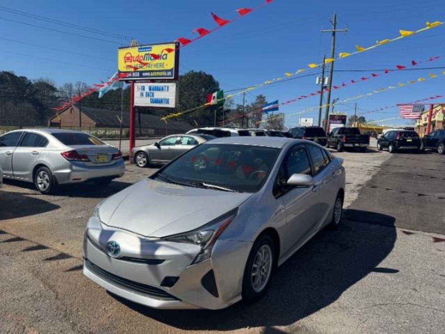 2016 Silver Toyota Prius Two Eco (JTDKARFU9G3) , located at 1806 Veterans Memorial Hwy SW, Austell, GA, 30168, (770) 944-9558, 33.817959, -84.606987 - Photo#0