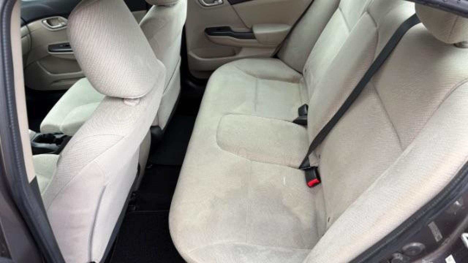 2013 Gray Honda Civic LX (19XFB2F59DE) with an 1.8L I-4 MPI SOHC engine, located at 1806 Veterans Memorial Hwy SW, Austell, GA, 30168, (770) 944-9558, 33.817959, -84.606987 - Photo#12