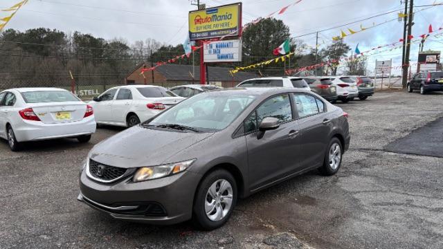 2013 Gray Honda Civic LX (19XFB2F59DE) with an 1.8L I-4 MPI SOHC engine, located at 1806 Veterans Memorial Hwy SW, Austell, GA, 30168, (770) 944-9558, 33.817959, -84.606987 - Photo#0