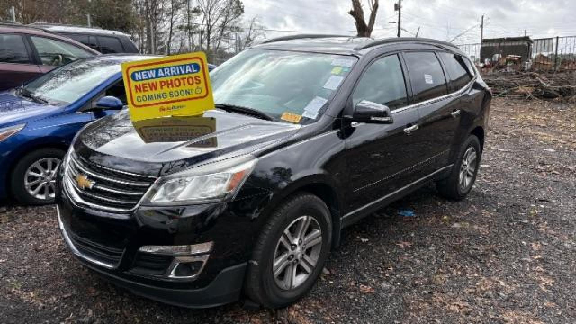 2017 Black Chevrolet Traverse 2LT (1GNKVHKD5HJ) with an 3.6L V-6 gasoline direct injection engine, located at 1806 Veterans Memorial Hwy SW, Austell, GA, 30168, (770) 944-9558, 33.817959, -84.606987 - Photo#0