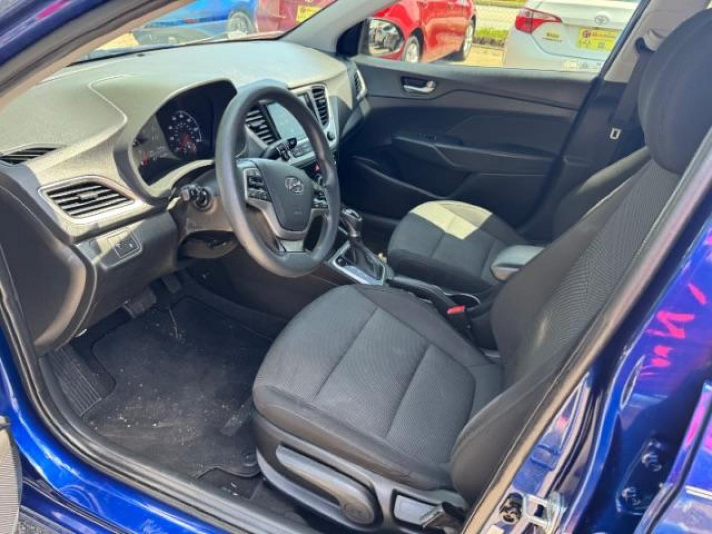 2019 Blue Hyundai Accent SEL (3KPC24A33KE) with an 1.6L I-4 gasoline direct injection engine, located at 1806 Veterans Memorial Hwy SW, Austell, GA, 30168, (770) 944-9558, 33.817959, -84.606987 - Photo#6
