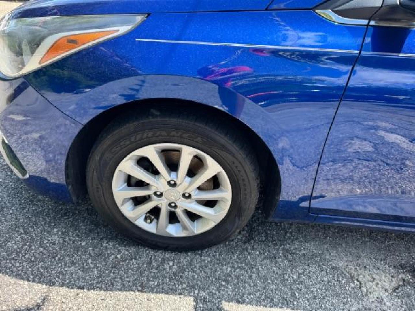2019 Blue Hyundai Accent SEL (3KPC24A33KE) with an 1.6L I-4 gasoline direct injection engine, located at 1806 Veterans Memorial Hwy SW, Austell, GA, 30168, (770) 944-9558, 33.817959, -84.606987 - Photo#17