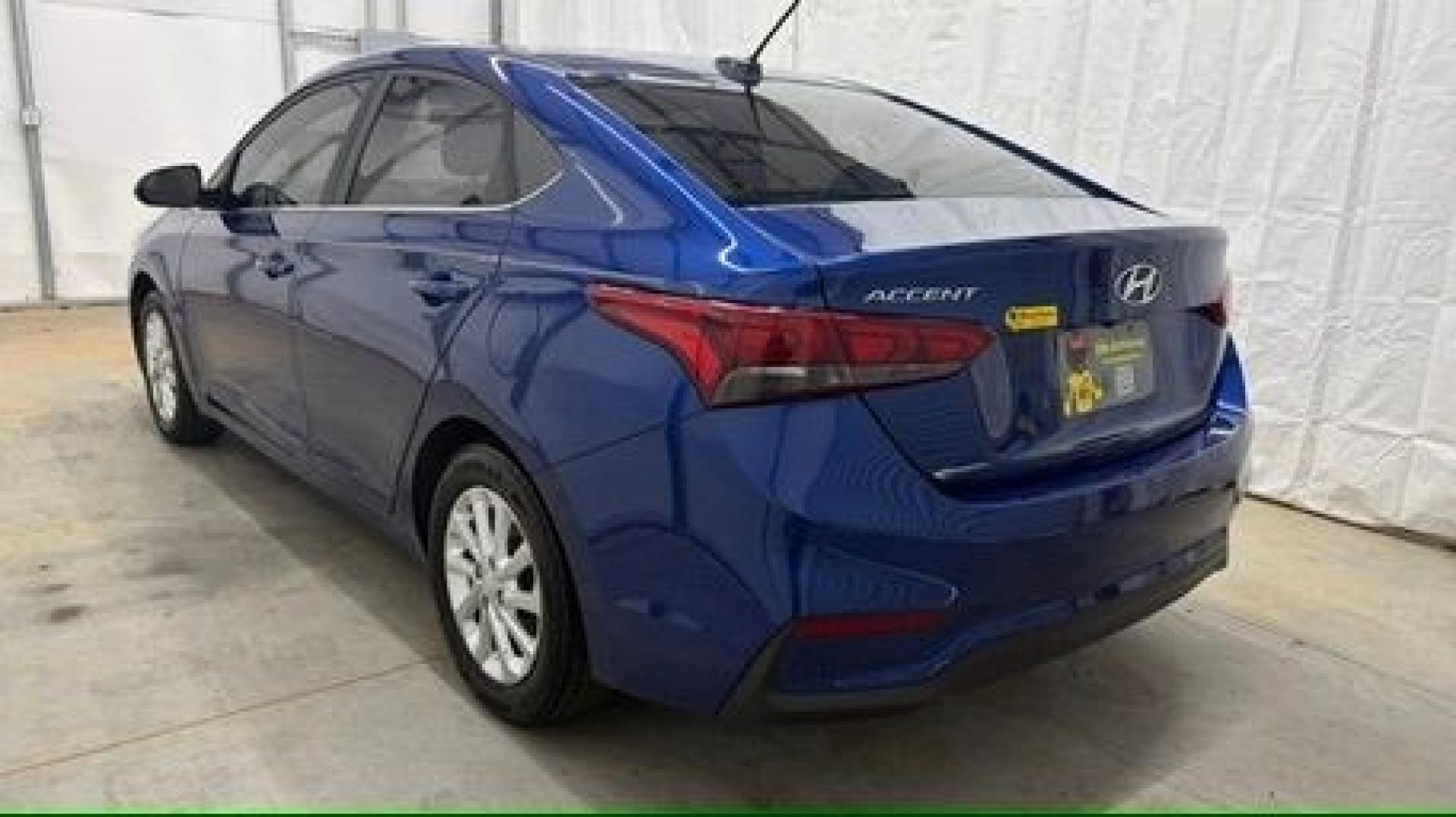 2019 Blue Hyundai Accent SEL (3KPC24A33KE) with an 1.6L I-4 gasoline di engine, located at 1806 Veterans Memorial Hwy SW, Austell, GA, 30168, (770) 944-9558, 33.817959, -84.606987- Photo#3