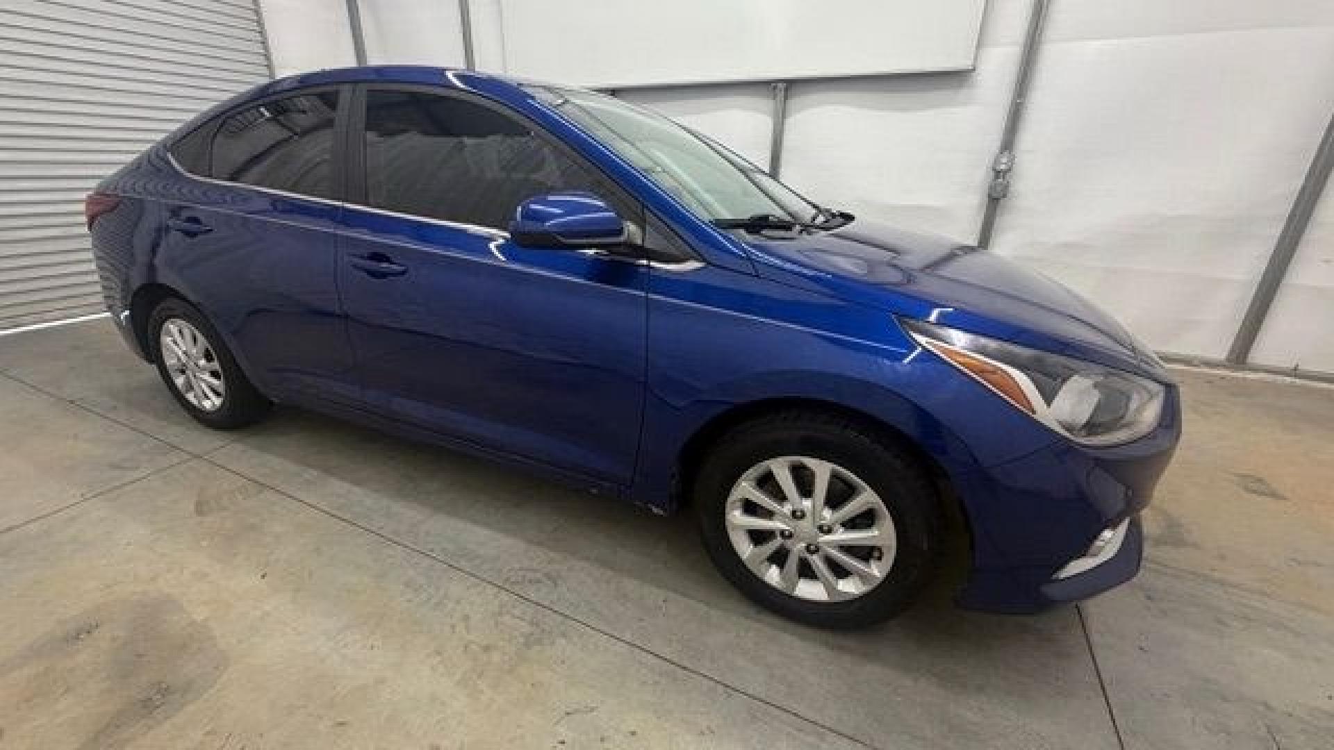 2019 Blue Hyundai Accent SEL (3KPC24A33KE) with an 1.6L I-4 gasoline di engine, located at 1806 Veterans Memorial Hwy SW, Austell, GA, 30168, (770) 944-9558, 33.817959, -84.606987- Photo#7