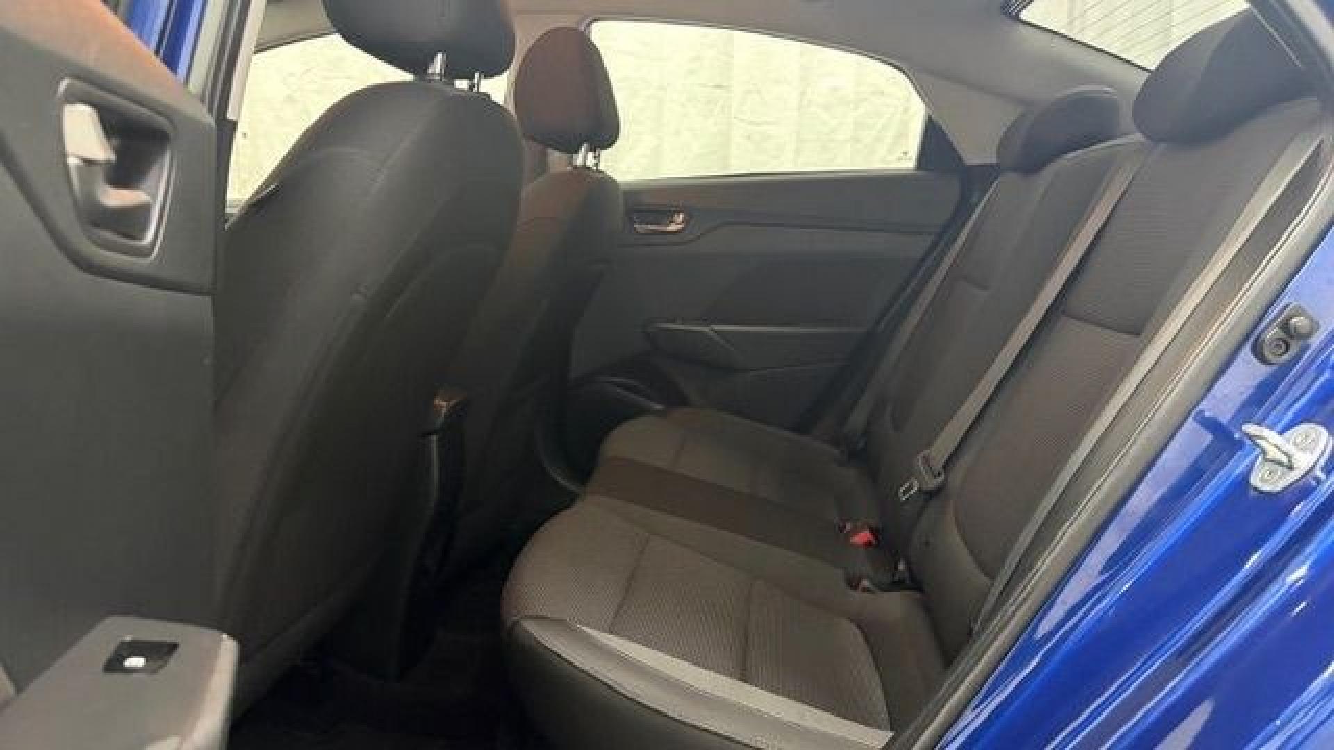 2019 Blue Hyundai Accent SEL (3KPC24A33KE) with an 1.6L I-4 gasoline di engine, located at 1806 Veterans Memorial Hwy SW, Austell, GA, 30168, (770) 944-9558, 33.817959, -84.606987- Photo#14