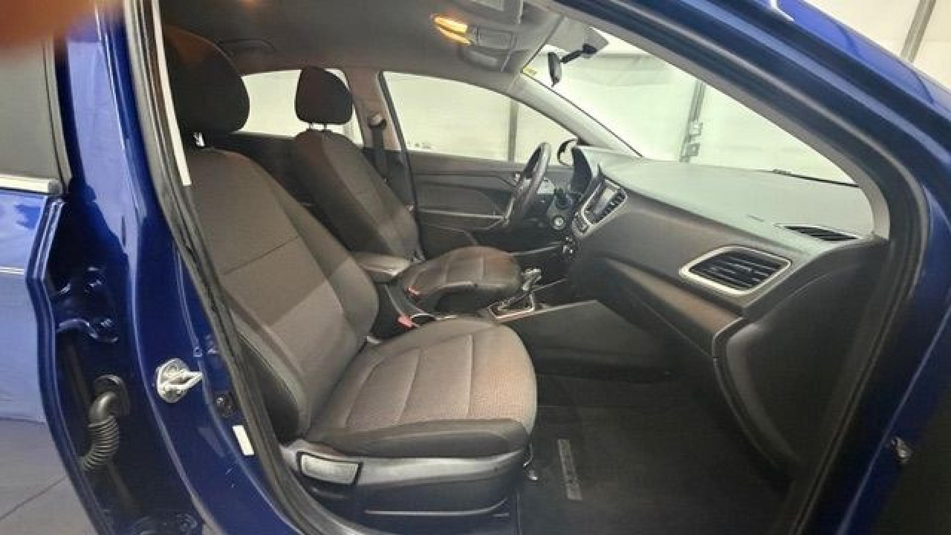 2019 Blue Hyundai Accent SEL (3KPC24A33KE) with an 1.6L I-4 gasoline di engine, located at 1806 Veterans Memorial Hwy SW, Austell, GA, 30168, (770) 944-9558, 33.817959, -84.606987- Photo#17