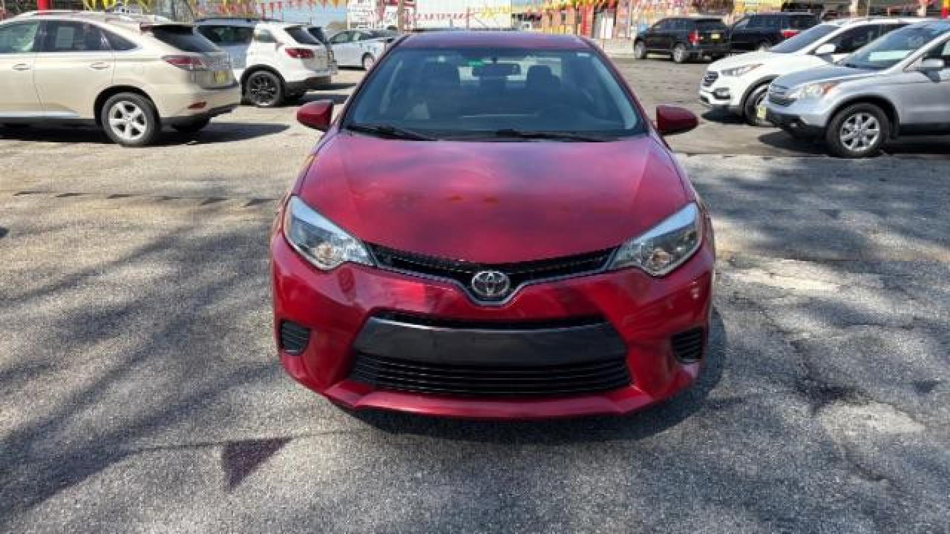 2015 RED Toyota Corolla LE (2T1BURHE7FC) with an 1.8L I-4 DOHC engine, located at 1806 Veterans Memorial Hwy SW, Austell, GA, 30168, (770) 944-9558, 33.817959, -84.606987 - Photo#1