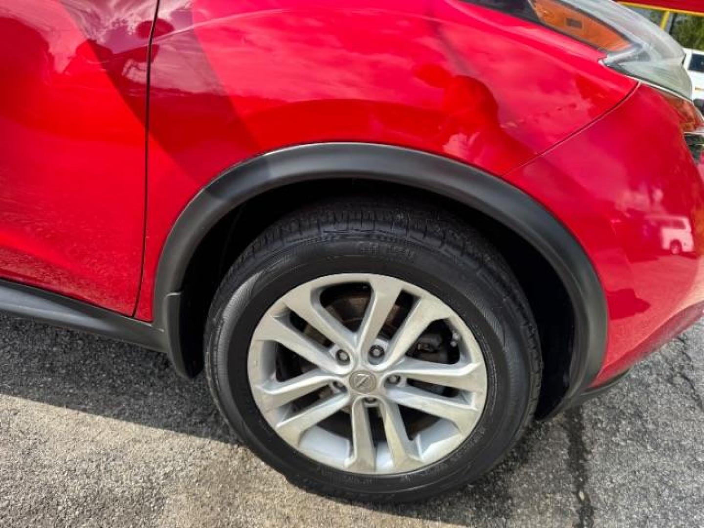 2015 Red Nissan Juke SV (JN8AF5MR5FT) with an 1.6L I-4 gasoline direct injection engine, located at 1806 Veterans Memorial Hwy SW, Austell, GA, 30168, (770) 944-9558, 33.817959, -84.606987 - Photo#18