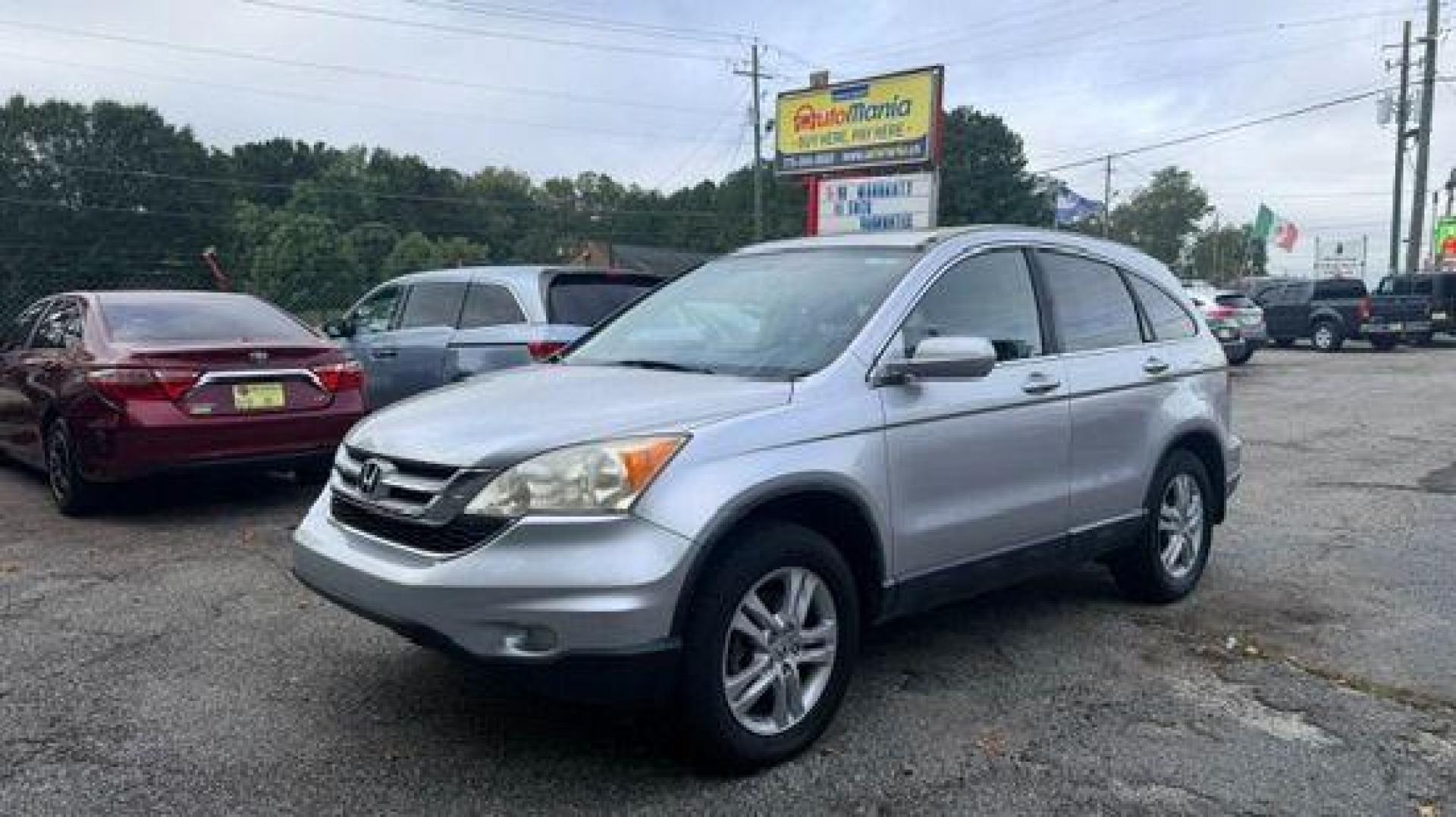 2011 Silver Honda CR-V EX-L (JHLRE3H75BC) with an 2.4L I-4 DOHC engine, located at 1806 Veterans Memorial Hwy SW, Austell, GA, 30168, (770) 944-9558, 33.817959, -84.606987 - Photo#0