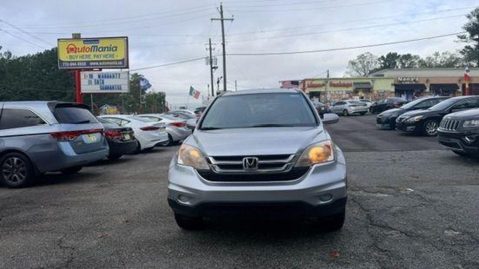 2011 Silver Honda CR-V EX-L (JHLRE3H75BC) with an 2.4L I-4 DOHC engine, located at 1806 Veterans Memorial Hwy SW, Austell, GA, 30168, (770) 944-9558, 33.817959, -84.606987 - Photo#1