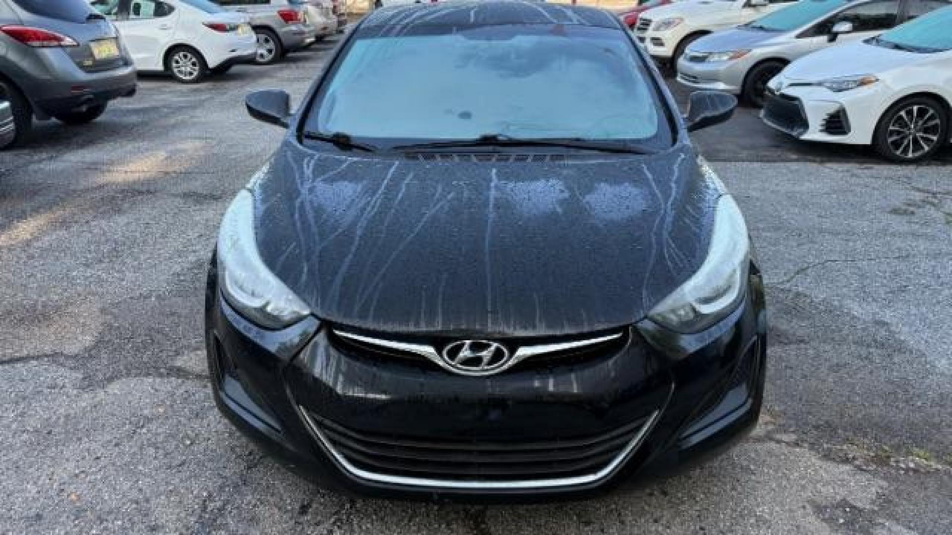 2016 Black Hyundai Elantra SE (5NPDH4AE5GH) with an Nu 1.8L I-4 DOHC engine, located at 1806 Veterans Memorial Hwy SW, Austell, GA, 30168, (770) 944-9558, 33.817959, -84.606987 - Photo#1