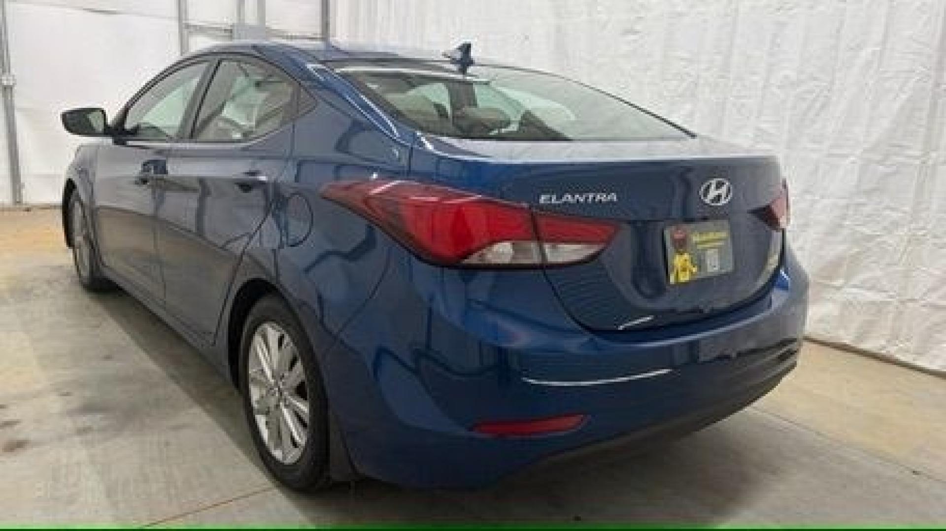 2015 Blue Hyundai Elantra SE (KMHDH4AE3FU) with an Nu 1.8L I-4 DOHC engine, located at 1806 Veterans Memorial Hwy SW, Austell, GA, 30168, (770) 944-9558, 33.817959, -84.606987- Photo#3