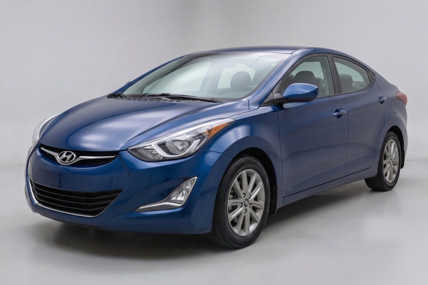 2015 Blue Hyundai Elantra SE (KMHDH4AE3FU) with an Nu 1.8L I-4 DOHC engine, located at 1806 Veterans Memorial Hwy SW, Austell, GA, 30168, (770) 944-9558, 33.817959, -84.606987- Photo#0