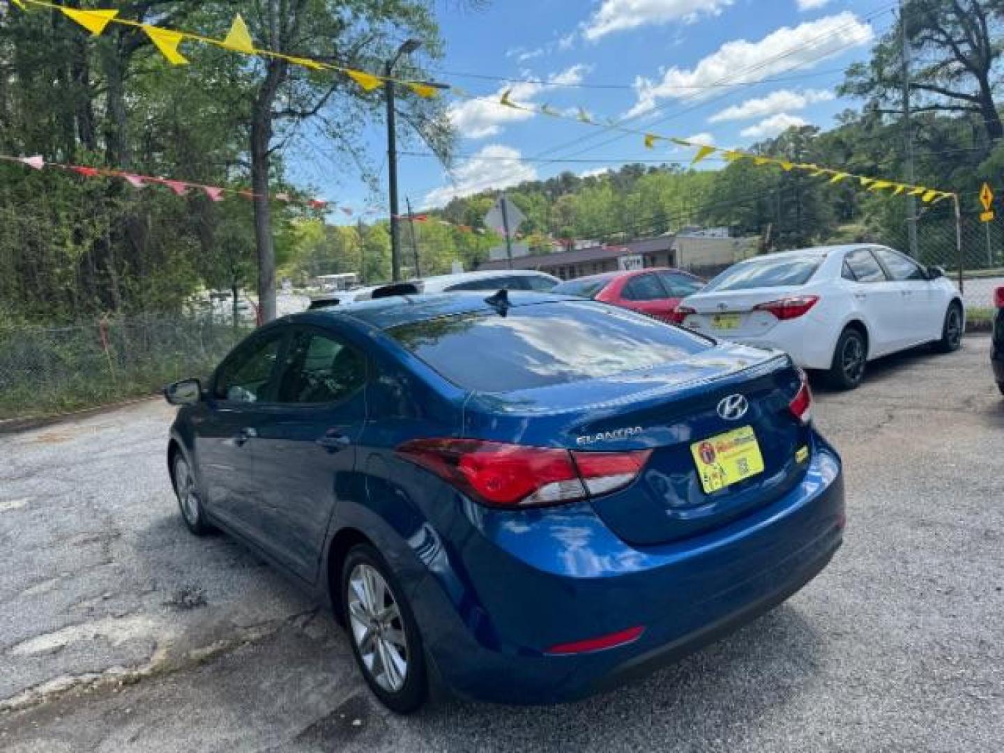 2015 Blue Hyundai Elantra SE (KMHDH4AE3FU) with an Nu 1.8L I-4 DOHC engine, located at 1806 Veterans Memorial Hwy SW, Austell, GA, 30168, (770) 944-9558, 33.817959, -84.606987 - Photo#5