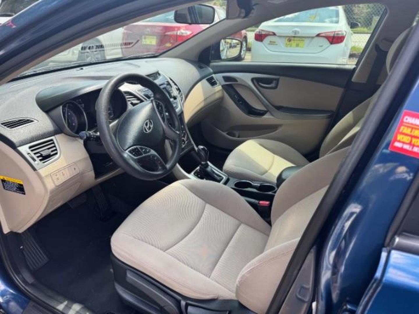 2015 Blue Hyundai Elantra SE (KMHDH4AE3FU) with an Nu 1.8L I-4 DOHC engine, located at 1806 Veterans Memorial Hwy SW, Austell, GA, 30168, (770) 944-9558, 33.817959, -84.606987 - Photo#6