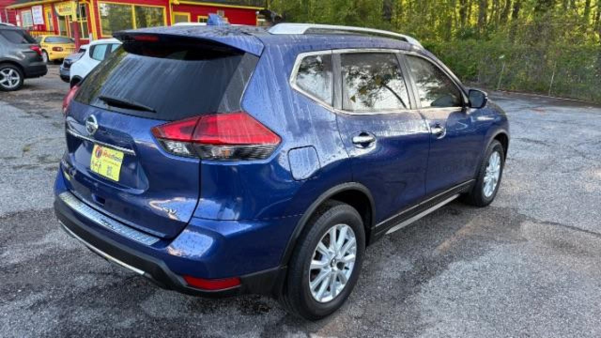 2017 Blue Nissan Rogue SV (JN8AT2MT5HW) with an 2.5L I-4 DOHC engine, located at 1806 Veterans Memorial Hwy SW, Austell, GA, 30168, (770) 944-9558, 33.817959, -84.606987 - Photo#3