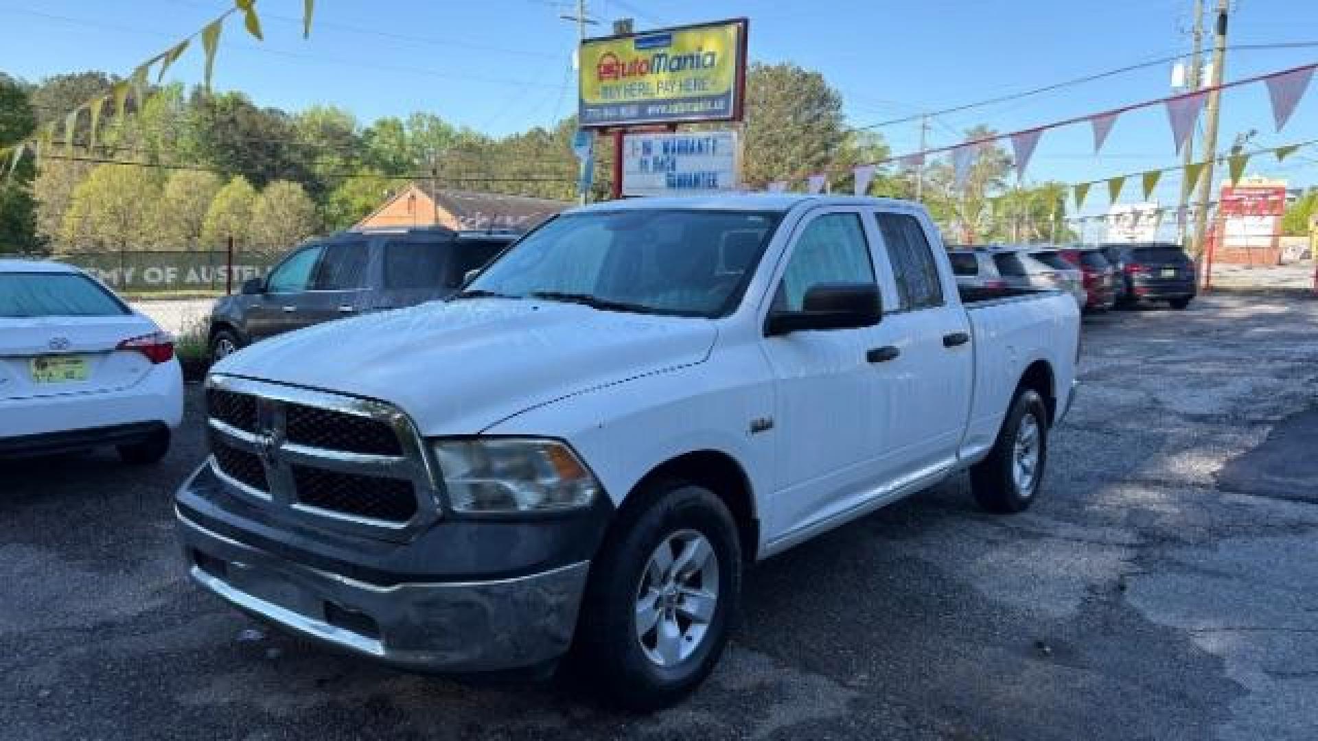 2016 White Ram 1500 Tradesman (1C6RR6FT2GS) with an EcoDiesel 3L V-6 diesel direct injection engine, located at 1806 Veterans Memorial Hwy SW, Austell, GA, 30168, (770) 944-9558, 33.817959, -84.606987 - Photo#0