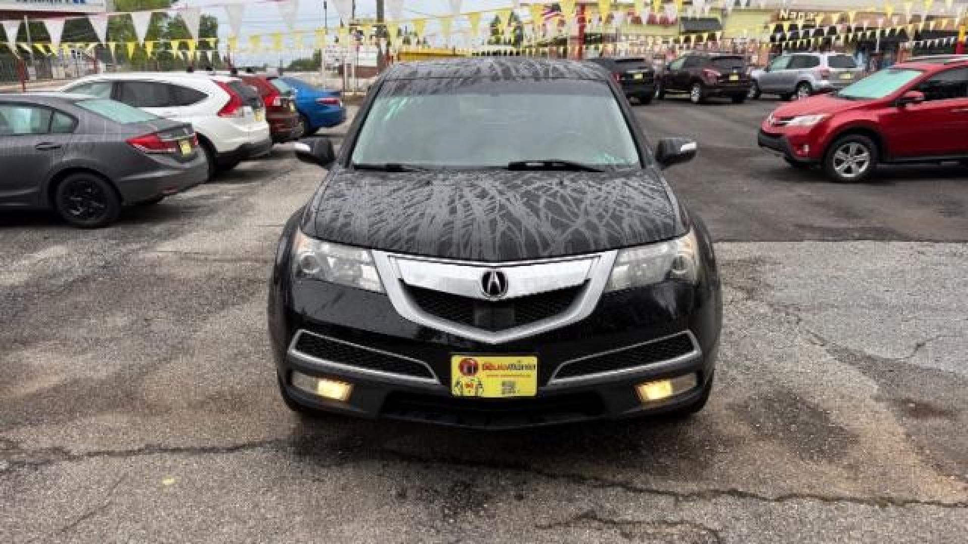 2011 Black Acura MDX Advance Package (2HNYD2H5XBH) with an 3.7L V-6 VTEC variable valve control engine, located at 1806 Veterans Memorial Hwy SW, Austell, GA, 30168, (770) 944-9558, 33.817959, -84.606987 - Photo#1