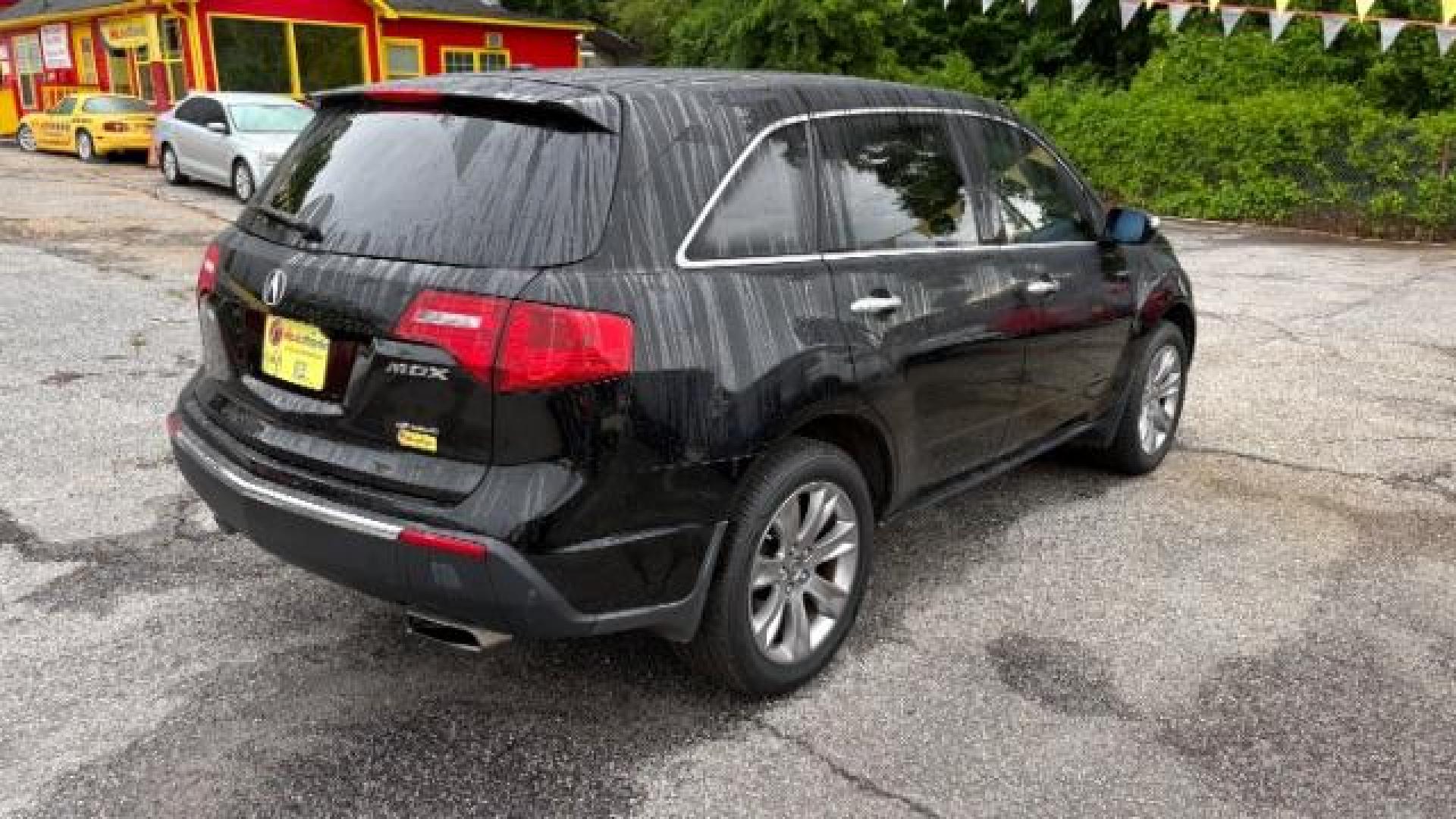2011 Black Acura MDX Advance Package (2HNYD2H5XBH) with an 3.7L V-6 VTEC variable valve control engine, located at 1806 Veterans Memorial Hwy SW, Austell, GA, 30168, (770) 944-9558, 33.817959, -84.606987 - Photo#4