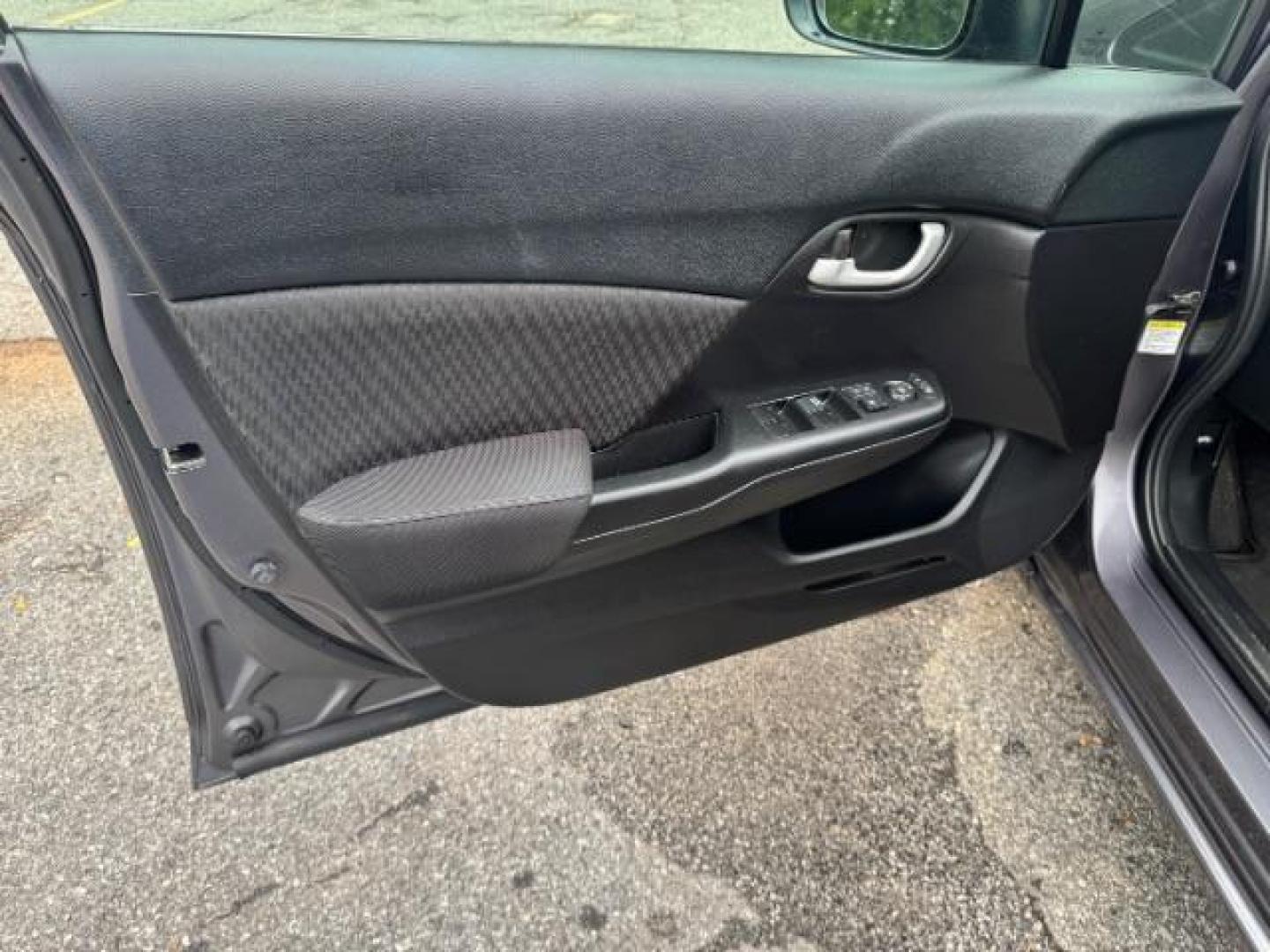 2015 Gray Honda Civic LX (19XFB2F57FE) with an 1.8L I-4 i-VTEC variable valve control engine, located at 1806 Veterans Memorial Hwy SW, Austell, GA, 30168, (770) 944-9558, 33.817959, -84.606987 - Photo#7