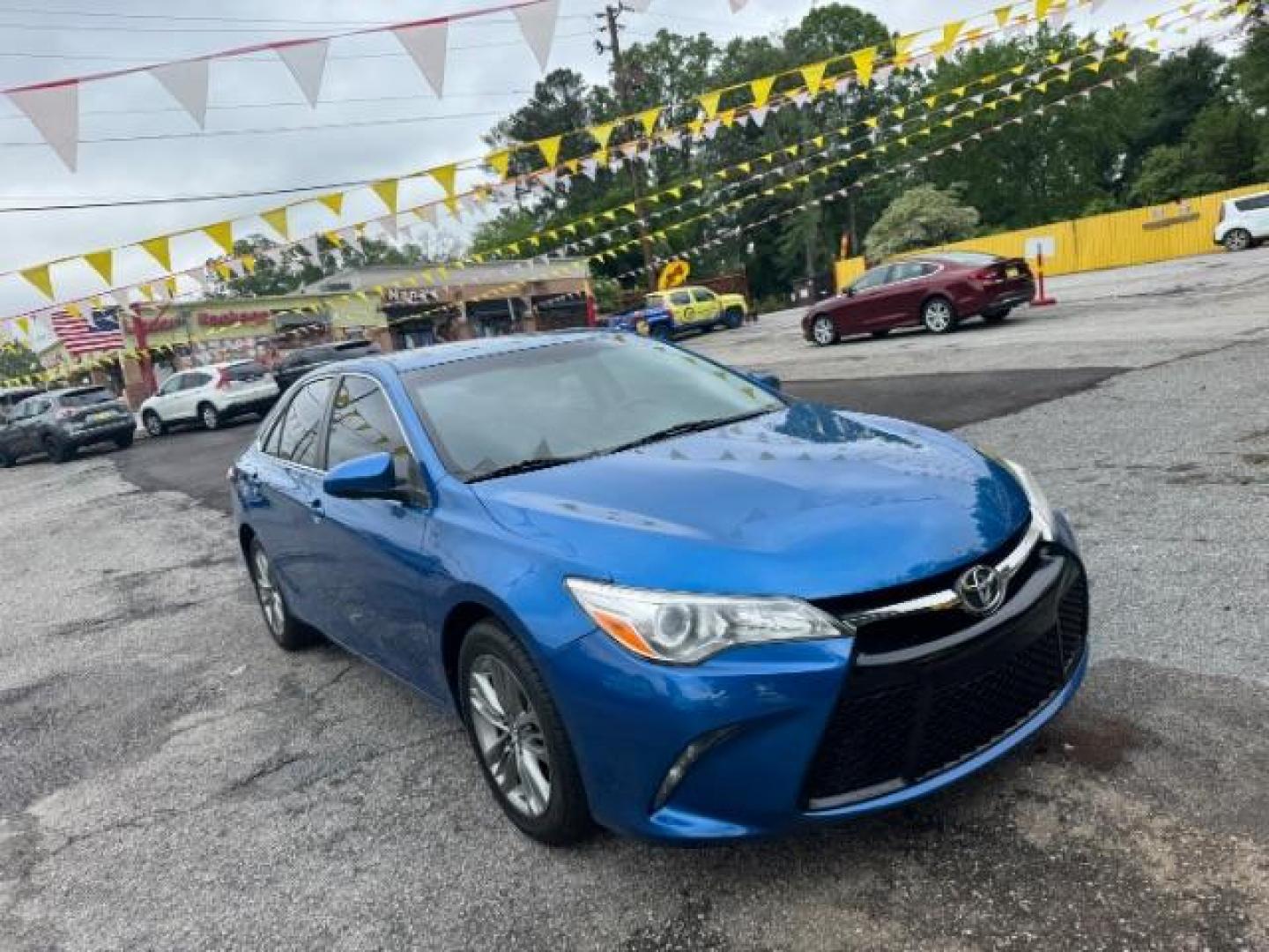 2017 Blue Toyota Camry SE (4T1BF1FKXHU) with an 2.5L I-4 DOHC engine, located at 1806 Veterans Memorial Hwy SW, Austell, GA, 30168, (770) 944-9558, 33.817959, -84.606987 - Photo#2
