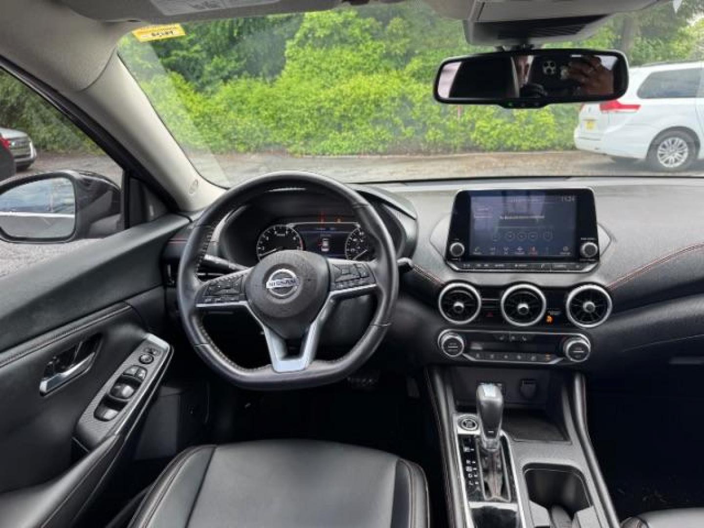 2021 Black Nissan Sentra SR Xtronic CVT (3N1AB8DV9MY) with an 2L I-4 gasoline direct injection engine, located at 1806 Veterans Memorial Hwy SW, Austell, GA, 30168, (770) 944-9558, 33.817959, -84.606987 - Photo#13
